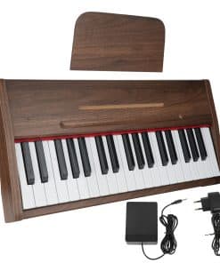 Piano Digital ZYRODIA de 37 Teclas con Pedal Sustain Fuente