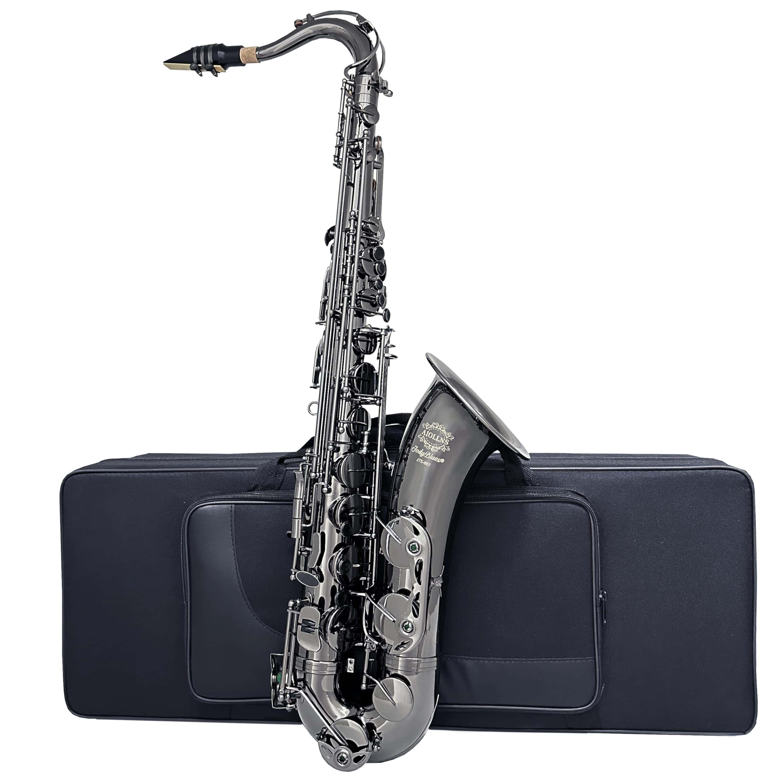 Saxofón Tenor Aiollns JTS-802 Si Bemol Color Negro