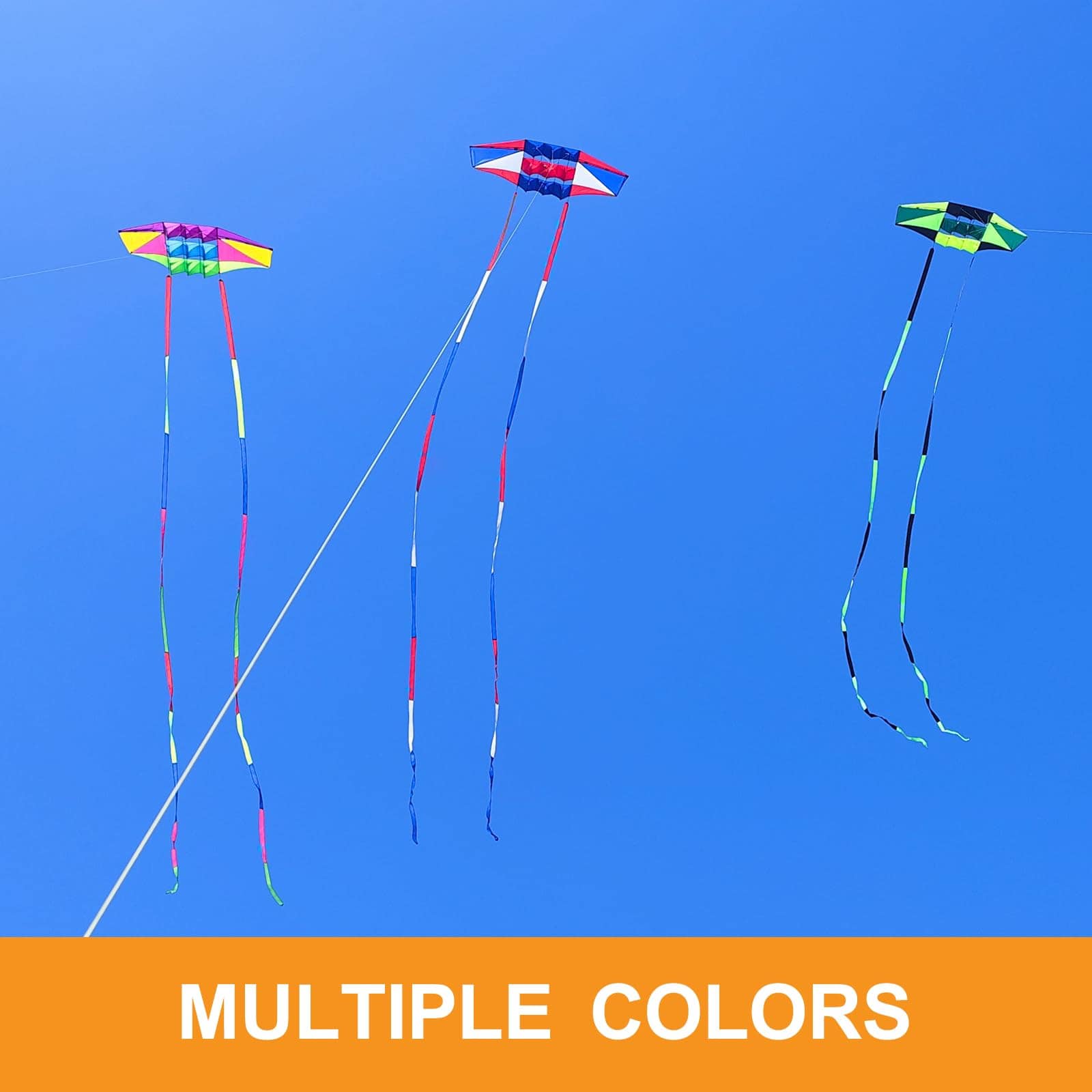 Cometa de Playa para Adultos Grande con -Rojo, Blanco y Azul - Imagen 4