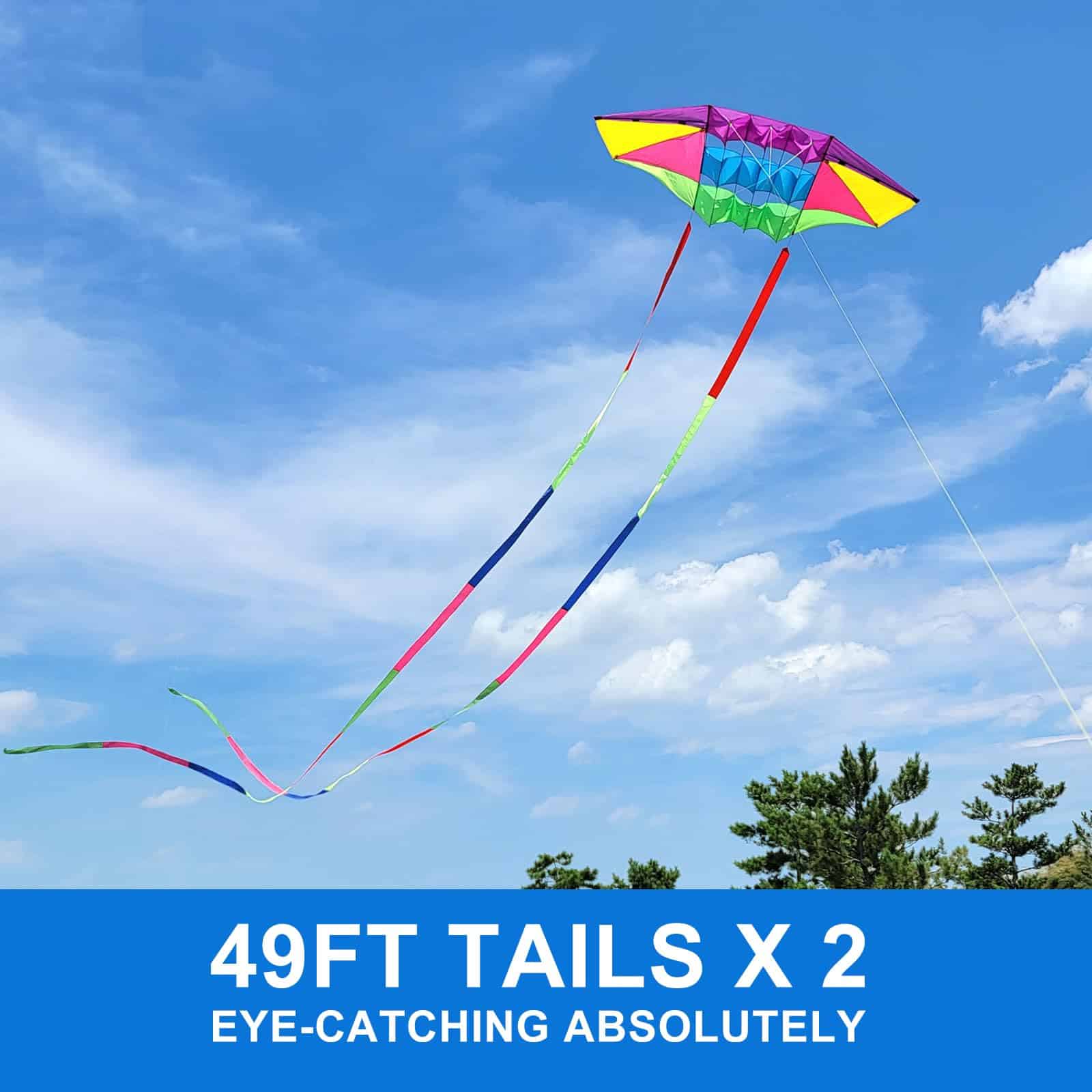 Cometa de Playa para Adultos Grande con -Arcoíris - Imagen 3