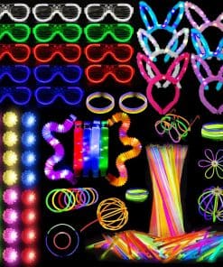 HTPREC 150 PCS LED Light Up Toy Party Favors, suministros