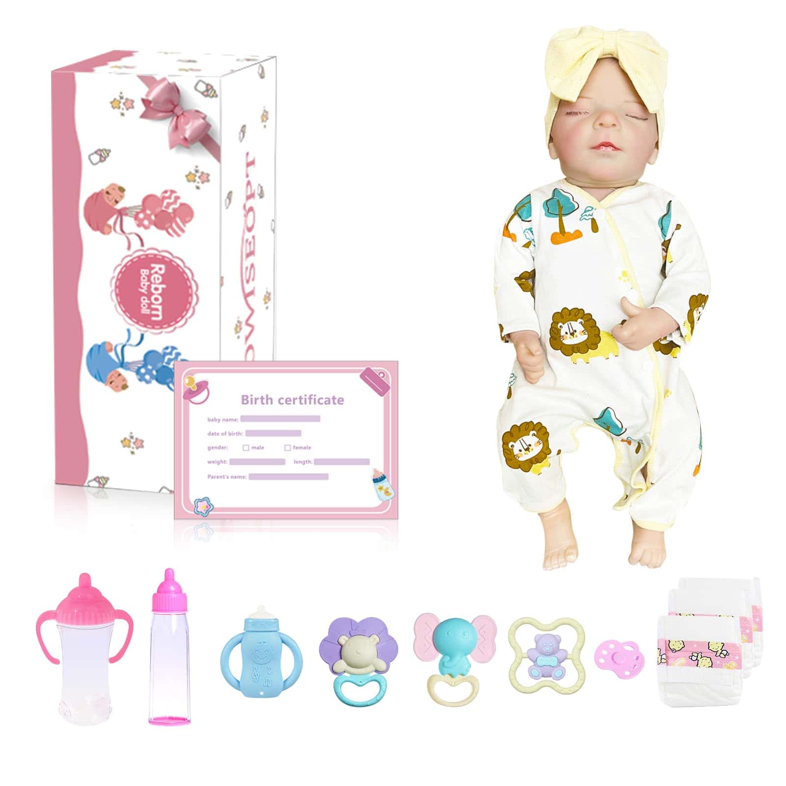 Muñecas Bebé Realistas SOWISEOPT, Muñeca Bebé Real de 17" - Imagen 7