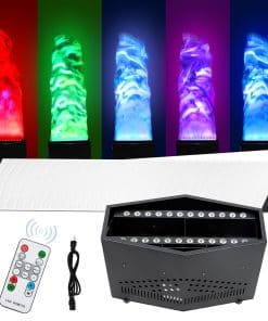 Luz de Fuego Falso RGB con 36 LEDs 6ft Lámpara Simulada de