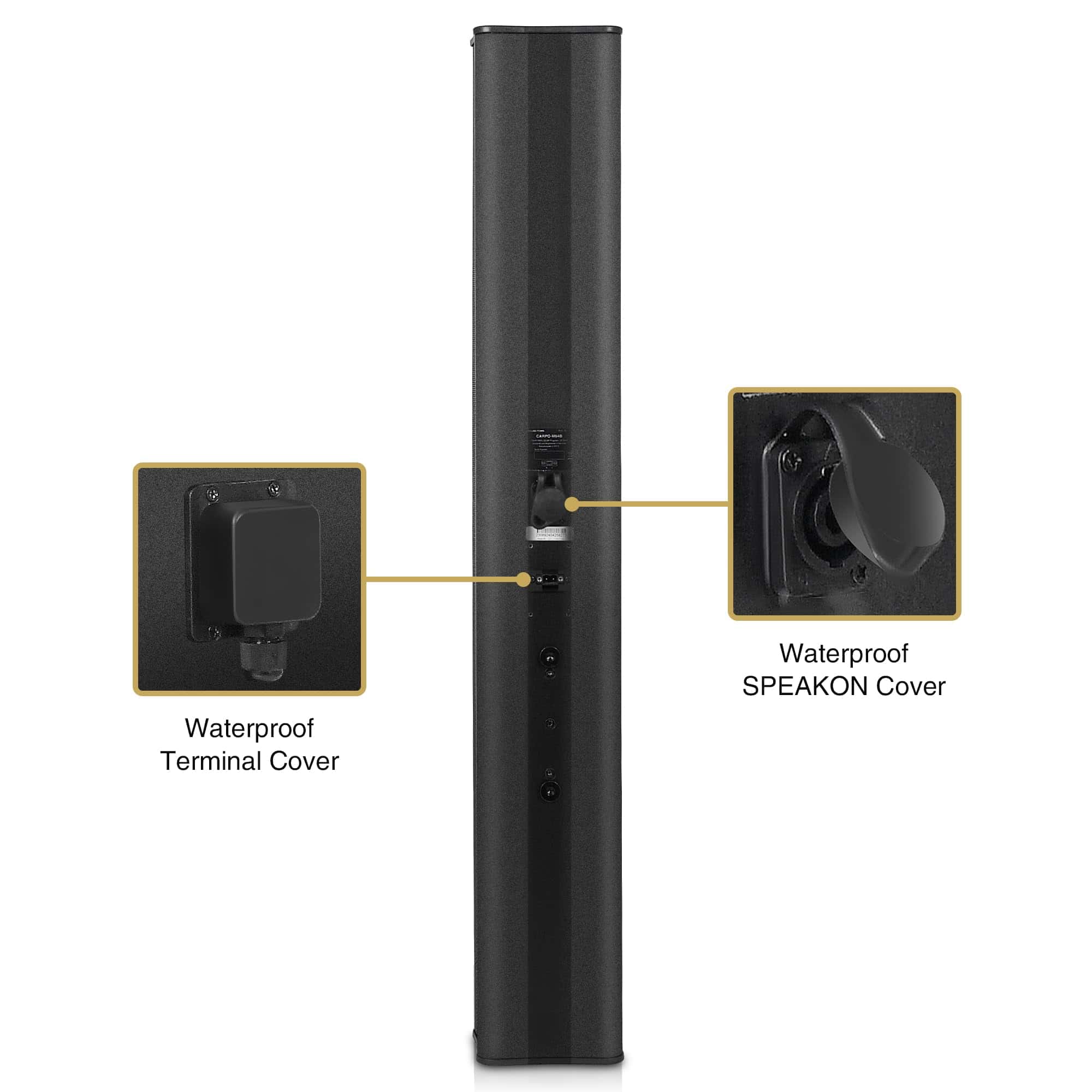 Altavoz de columna compacto de aluminio resistente a la - Imagen 5