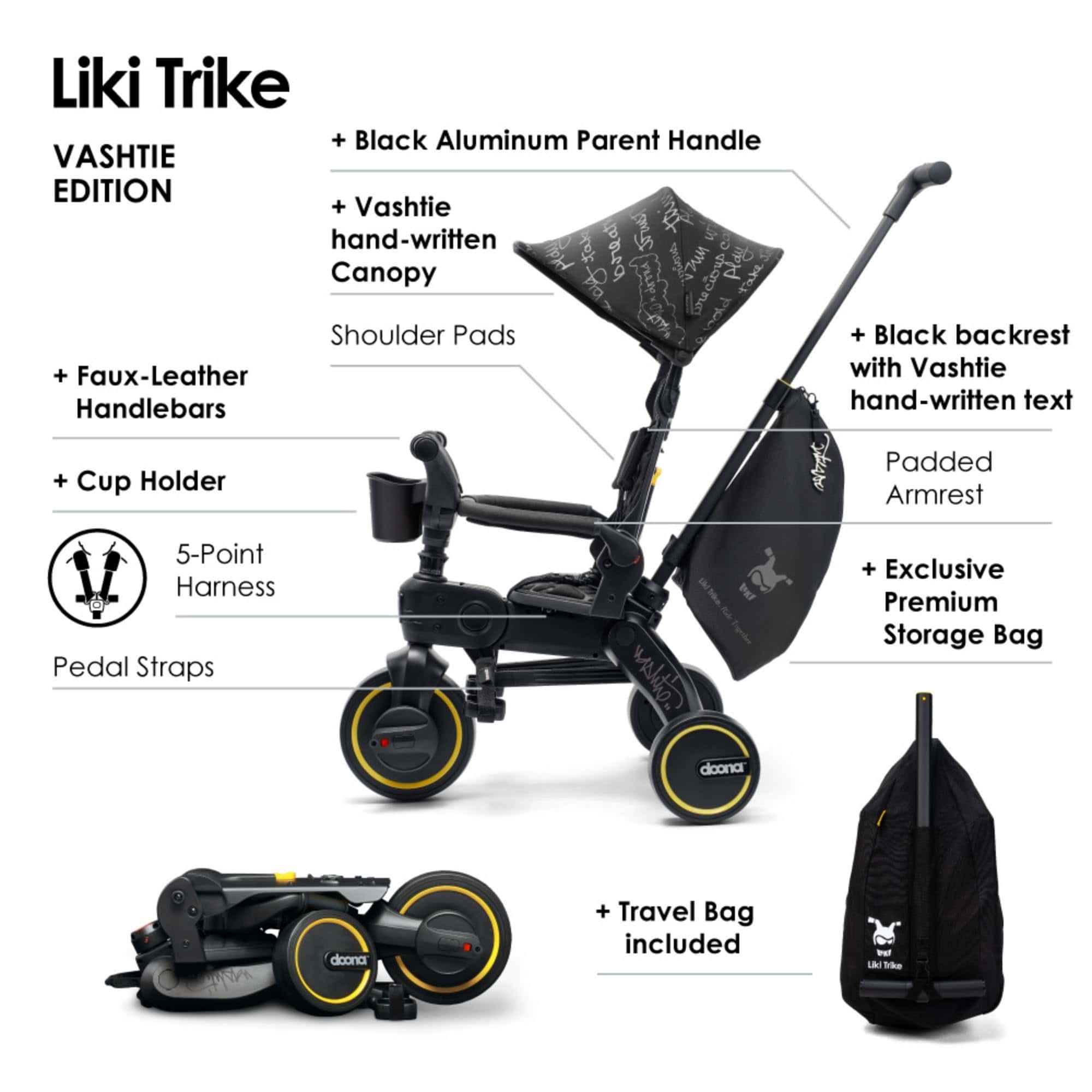 Doona Liki Trike, Edición Limitada Vashtie - Triciclo - Imagen 3