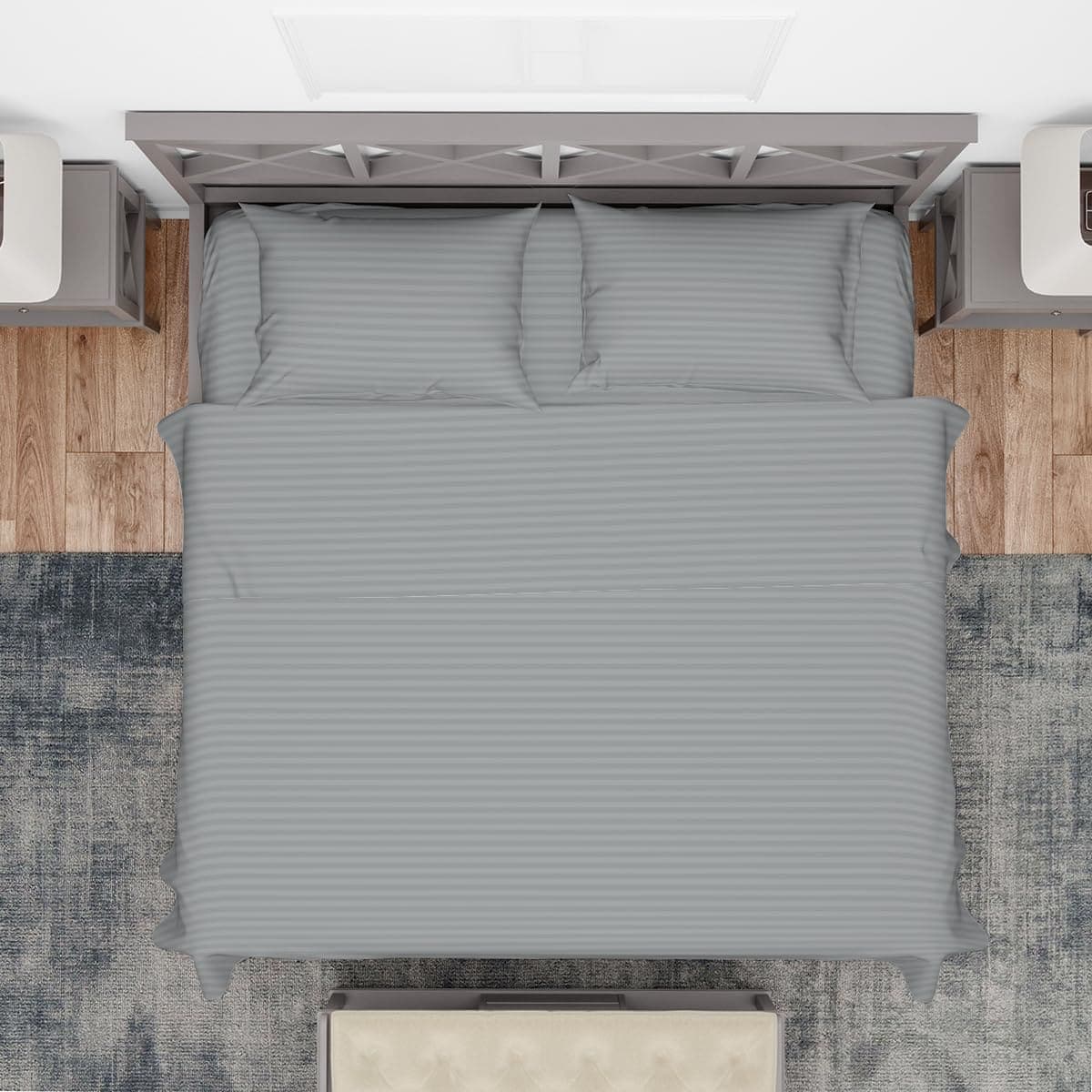 Juego de sábanas Queen BLISSI HOME de microfibra cepillada - Imagen 10