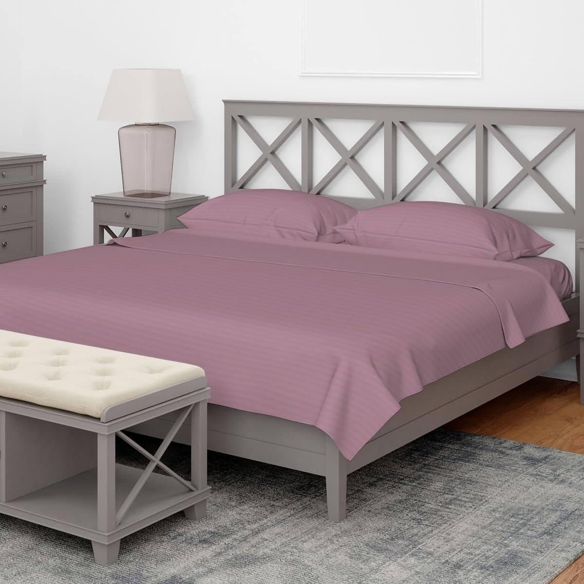 Juego de sábanas de microfibra doble cepillado para cama