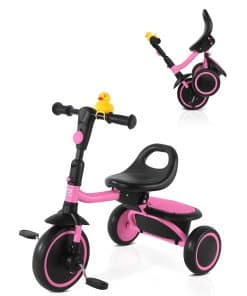 Triciclo para Niños de 18 Meses a 5 Años, Triciclo Plegable