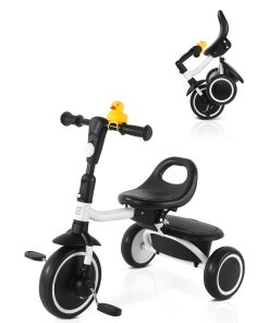 Triciclo para niños de 18 meses a 5 -Blanco