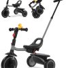 Triciclo para niños de 18 meses a 5 años -Gris