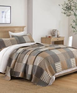 Juego de Edredón a Cuadros FineStichery King - Edredones