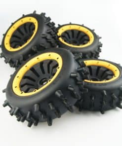 Llantas Amarillas Beadlock Knobby Digger para Rovan HPI