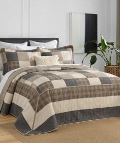 Colcha de cama extragrande FineStichery 120" x 120", 100%