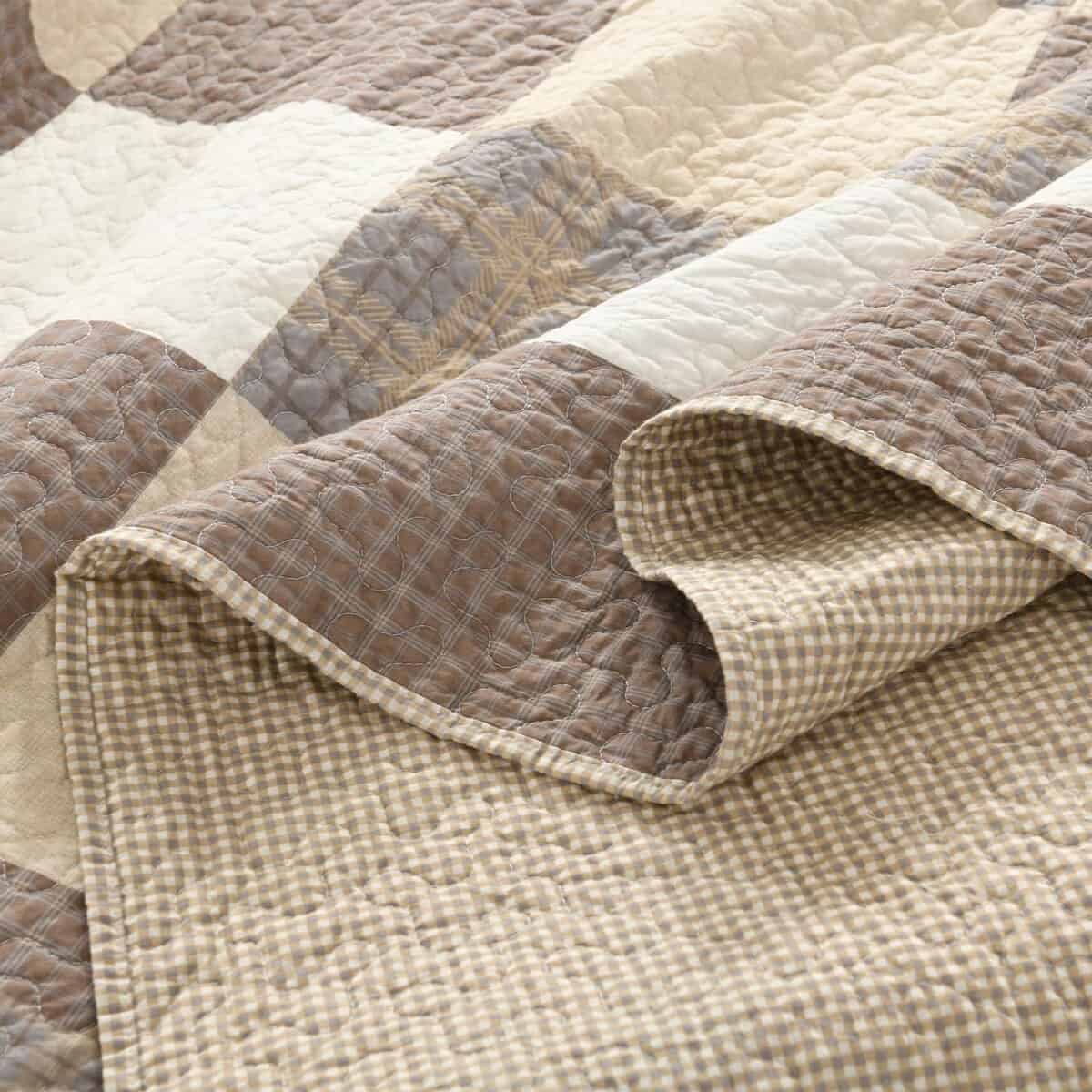 Colcha King DDUOXIN de 3 Piezas 120"x120" - 100% Algodón - Imagen 7