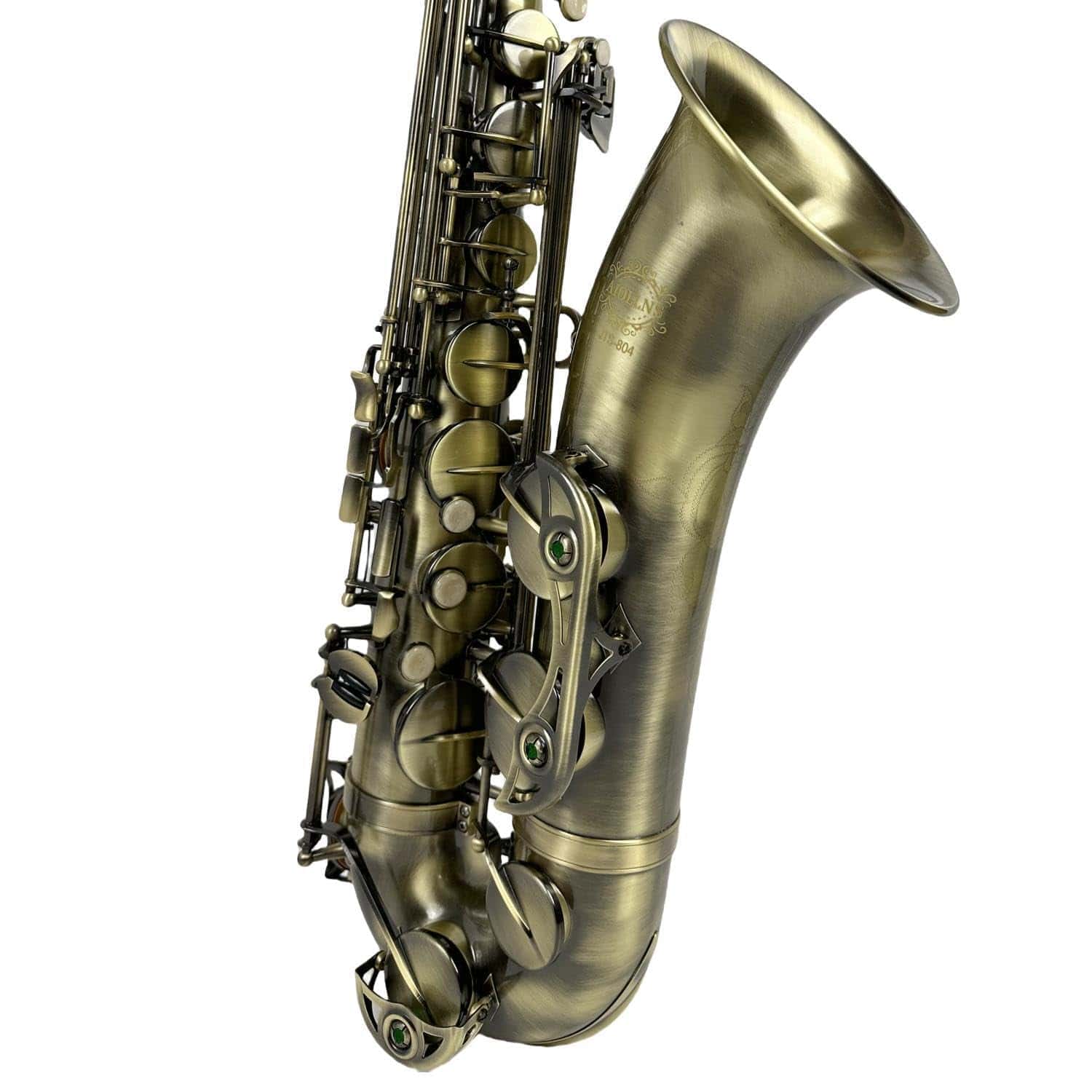 Saxofón Tenor Aiollns JTS-804 Si Bemol Color Bronce Antiguo - Imagen 4