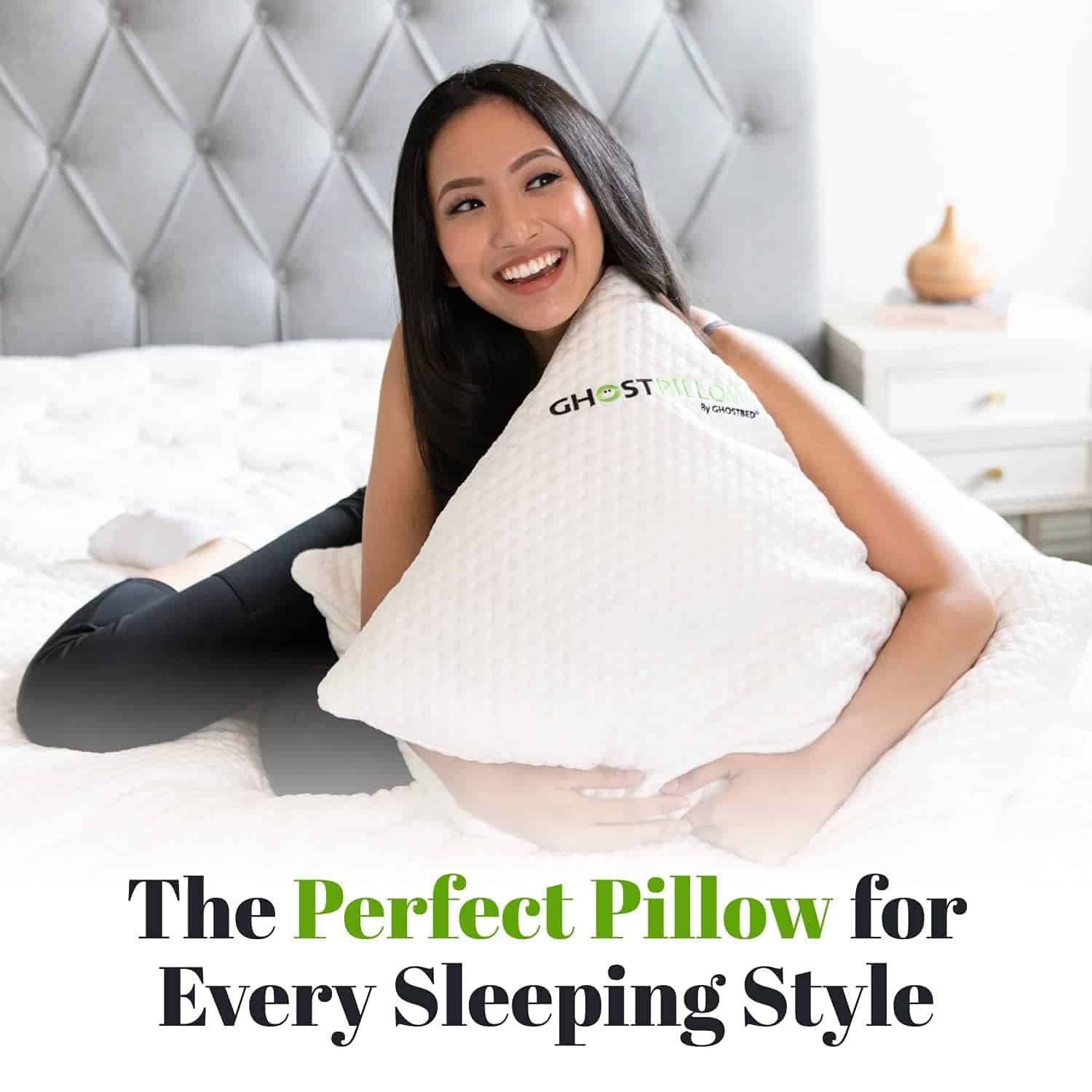 Almohada de Espuma Viscoelástica Desmenuzada GhostBed con - Imagen 9