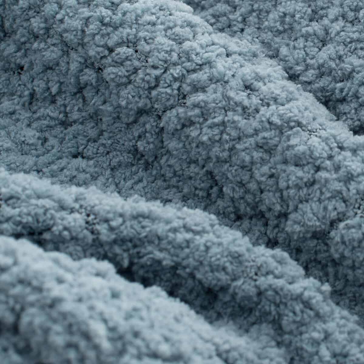 Manta de Tiro para Sofá LONG CREATE, Azul Polvoriento, - Imagen 9