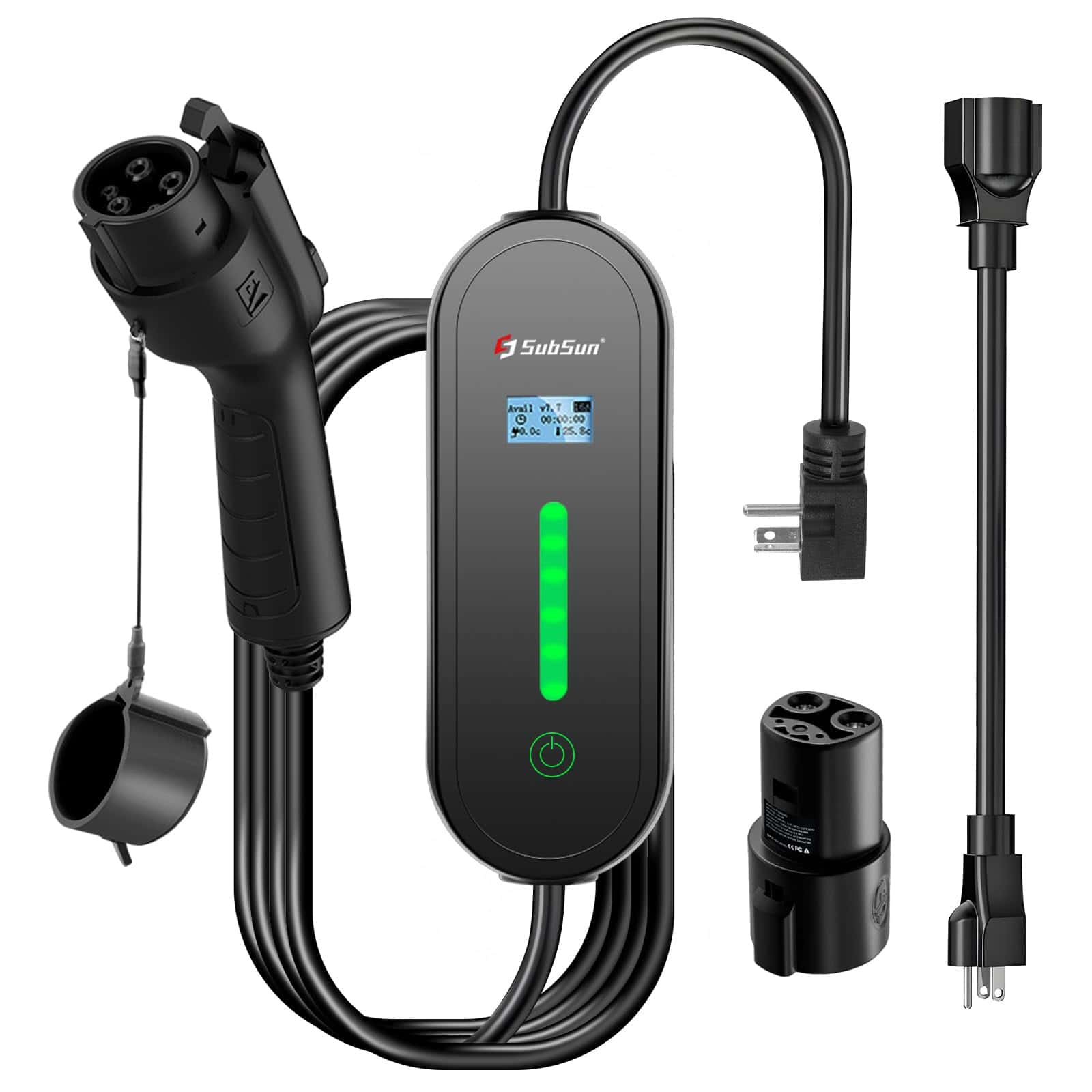 Cargador de Vehículo Eléctrico SubSun Nivel 1 y 2,