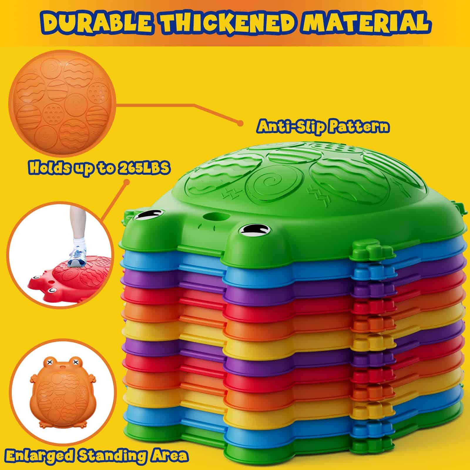 Piedras de Equilibrio para Niños HYES, 12 Piezas de Piedras - Imagen 6