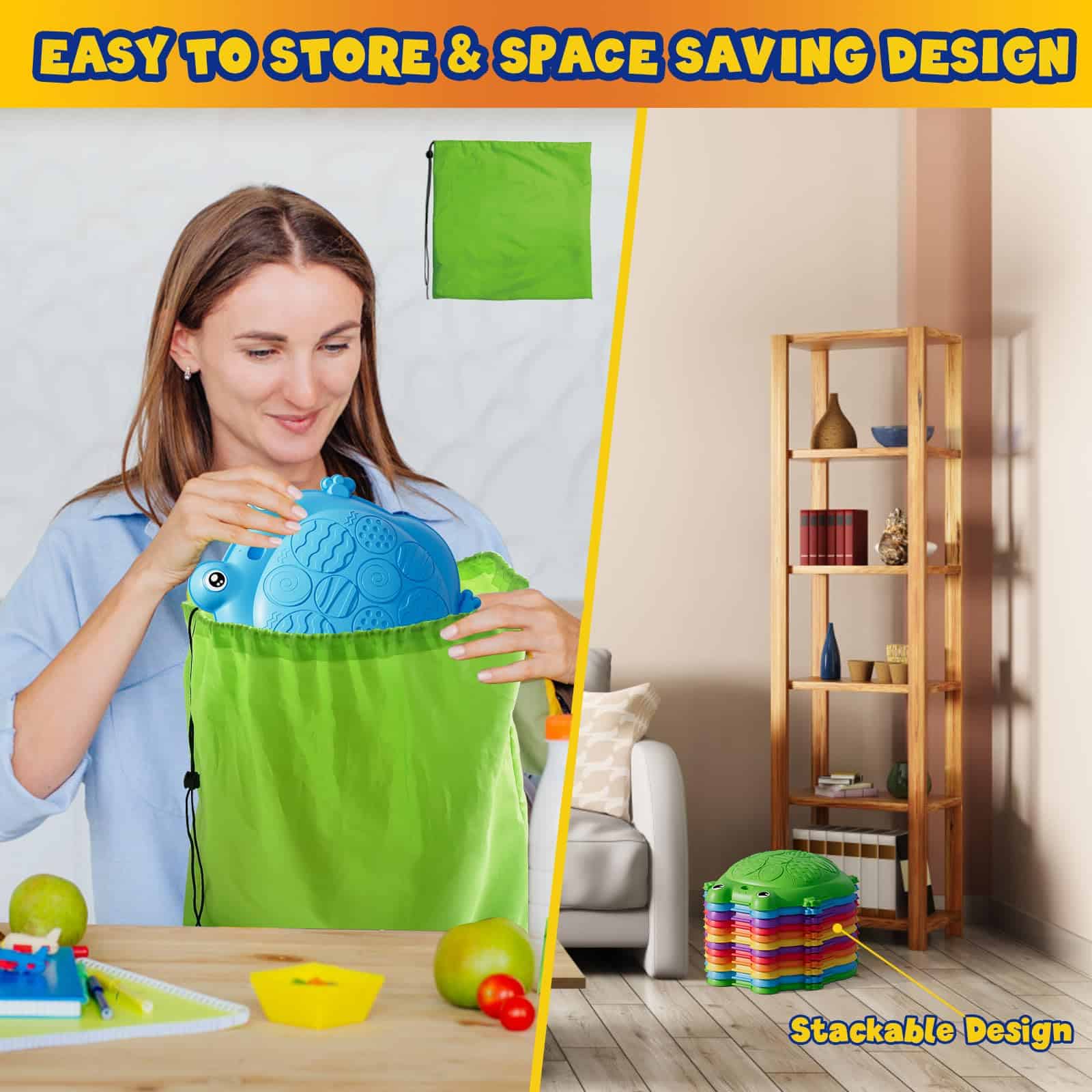 Piedras de Equilibrio para Niños HYES, 12 Piezas de Piedras - Imagen 7