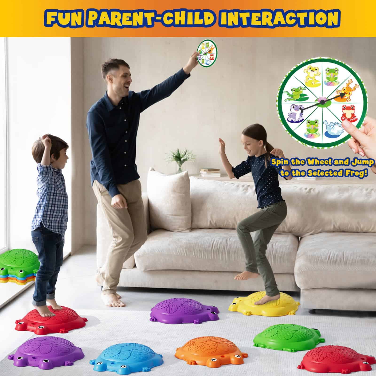 Piedras de Equilibrio para Niños HYES, 12 Piezas de Piedras - Imagen 8