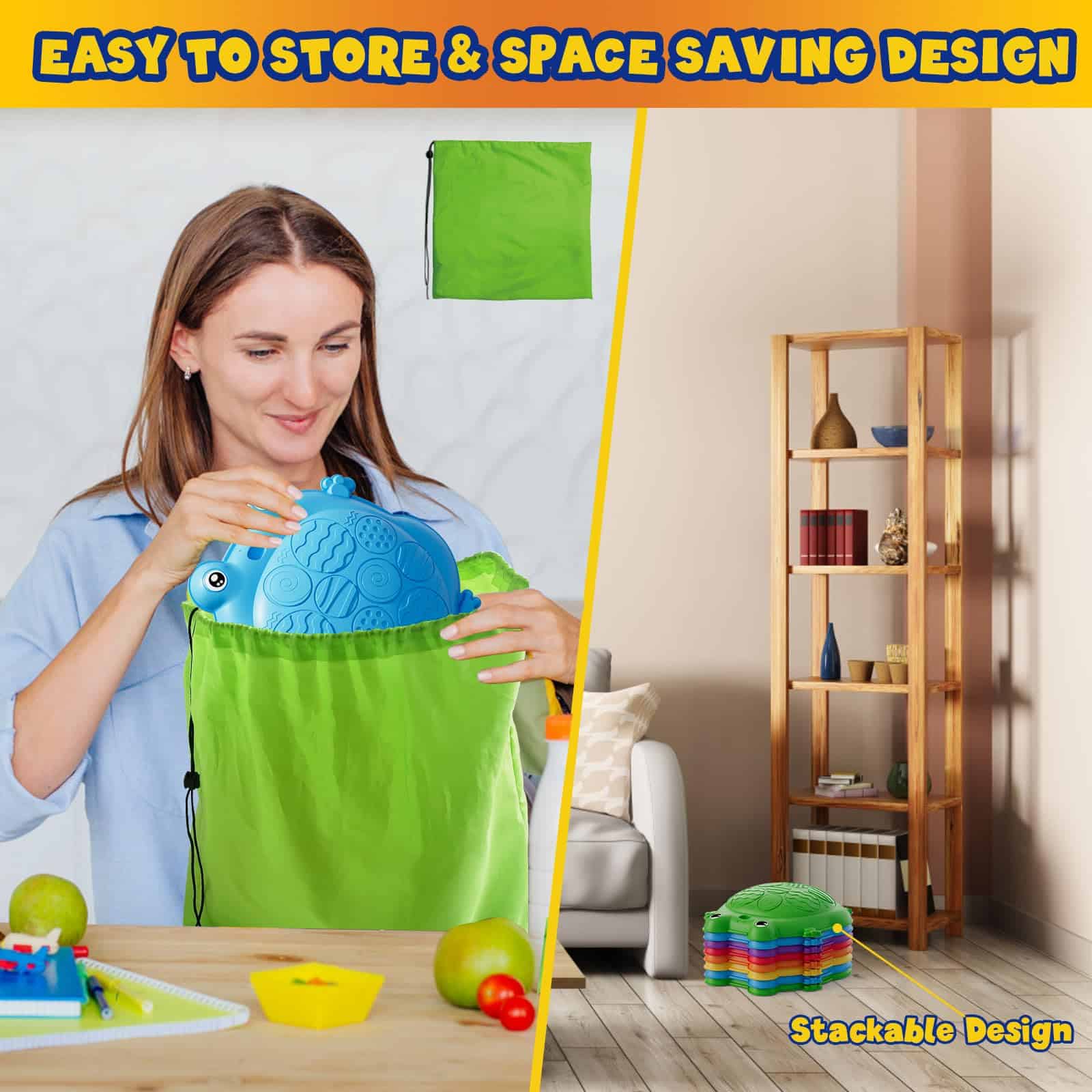 Piedras de Equilibrio para Niños HYES, 8 Piezas Piedras con - Imagen 7