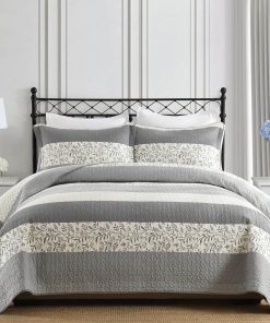 Juego de Edredón a Rayas SOElinens Tamaño Queen - Edredón