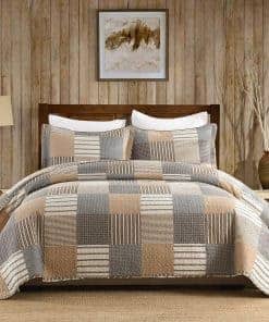 Colchas a Cuadros Queen Size de SOElinens - Juego de