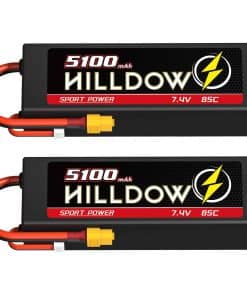 Batería Lipo Hilldow 2S 7.4V 85C 5100mAh Baterías