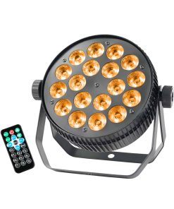 Luces de Escenario LED, 18x18 Watt RGBWAUV 6-en-1 Luz Par