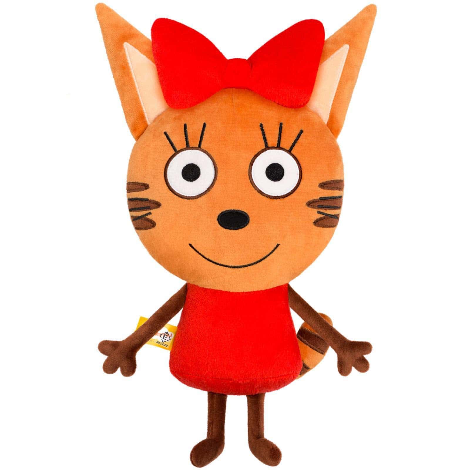 Almohada Suave Cat Karamelka 18" - Tres Gatos Dibujos - Imagen 8