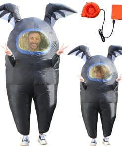 Disfraz Inflable de Astronauta con Alas de Murciélago