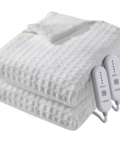 Manta Eléctrica CAROMIO Tamaño King con -Blanco