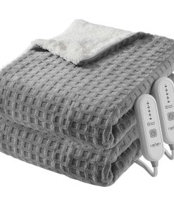 Manta Eléctrica CAROMIO Tamaño King con -Gris