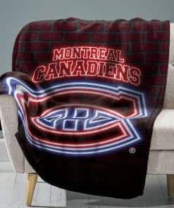 Manta de felpa de 60 x 80 de los Montreal Canadiens del