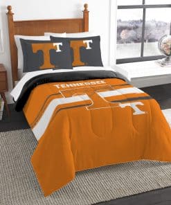 Juego de edredón y funda de almohada Tennessee Volunteers