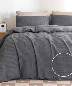 Funda de Edredón King Size Jessrydo con Diseño de Panal de