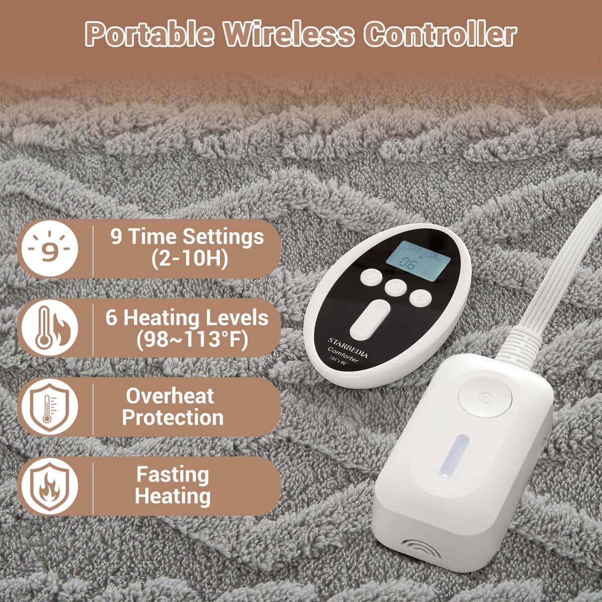 Edredón Térmico STARBEDIA King Size con Controlador LCD - Imagen 5