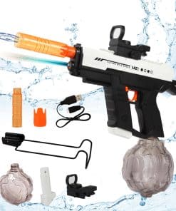 Pistola de Agua Eléctrica SYAMZZMS, Tanque -Blanco