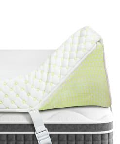 Tapa de colchón de espuma viscoelástica de 3 pulgadas con