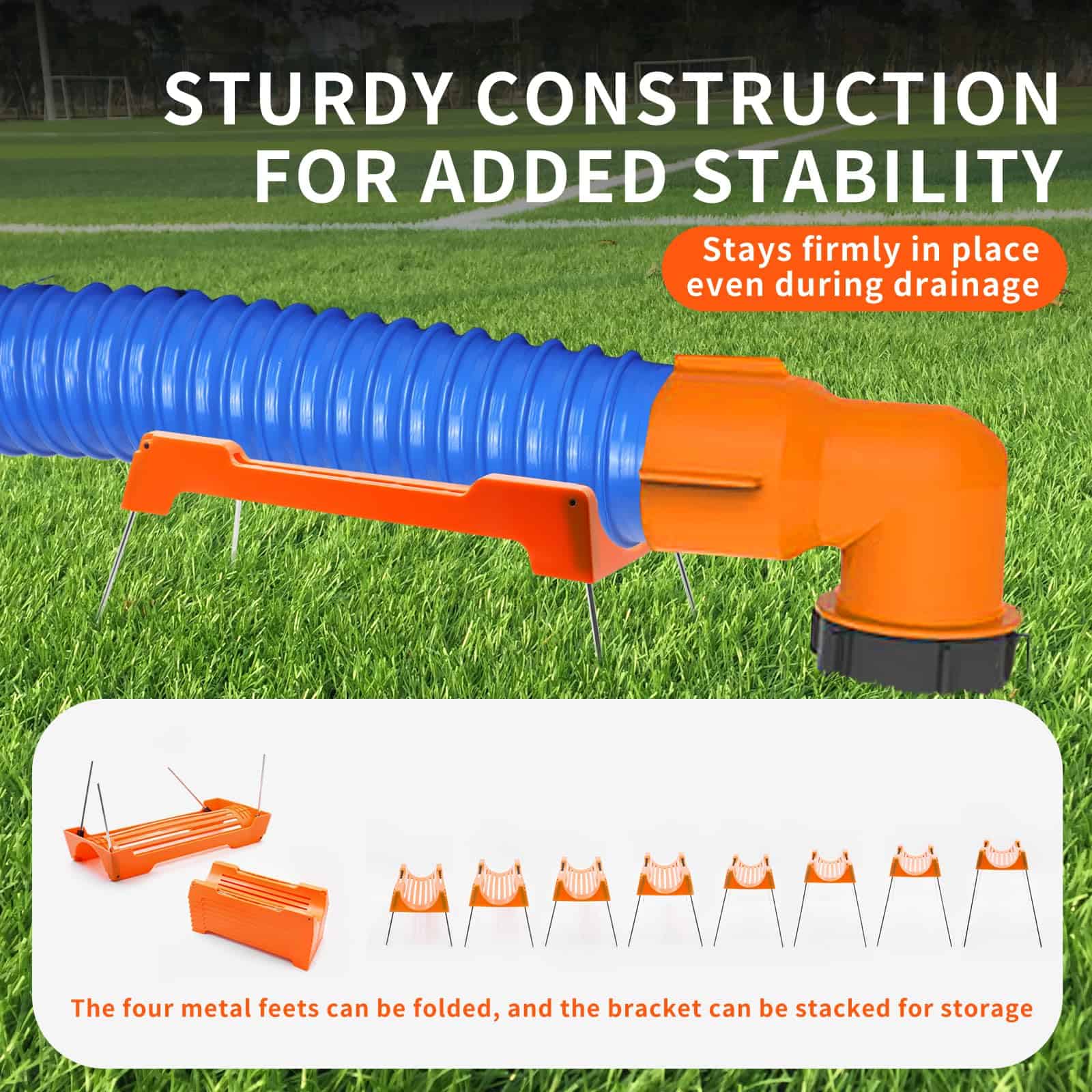 Soporte de Manguera de Drenaje para RV de 10Ft/15Ft/20Ft, - Imagen 6