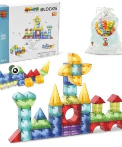 Juego de bloques magnéticos transparentes HandyLab Clear 16