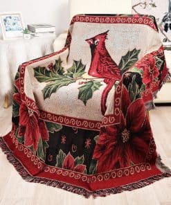 Manta de Franela Boho 100% Algodón Mantas para Sofá Suave