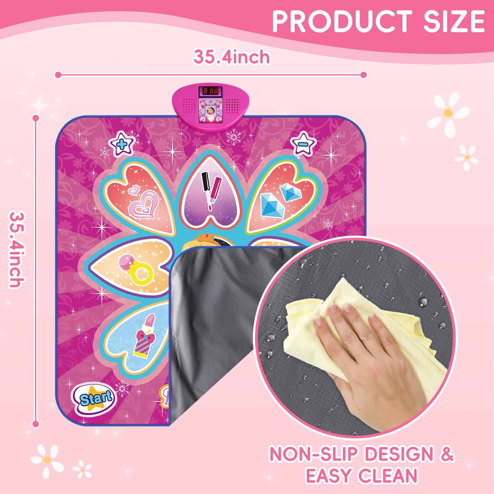 Tapete de Baile JoyRapt para Niños de 4-8 Años, Tapete de - Imagen 4