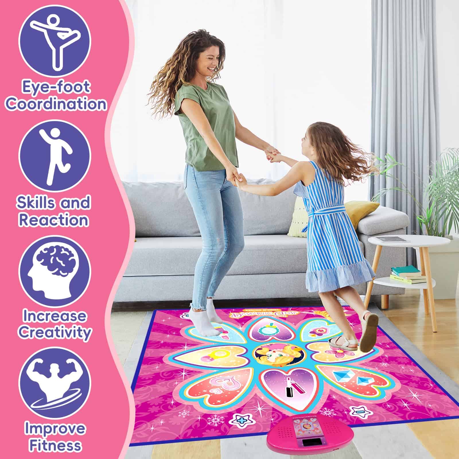 Tapete de Baile JoyRapt para Niños de 4-8 Años, Tapete de - Imagen 5