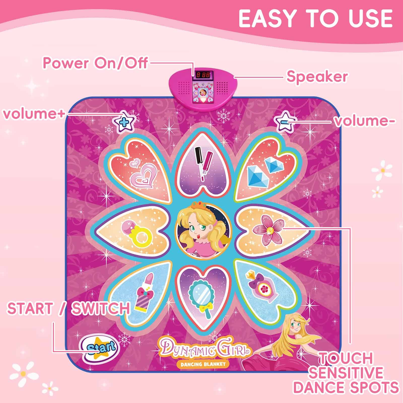 Tapete de Baile JoyRapt para Niños de 4-8 Años, Tapete de - Imagen 3