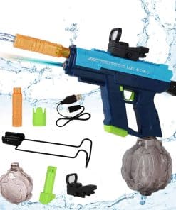 Pistola de Agua Eléctrica SYAMZZMS, Tanque -Azul