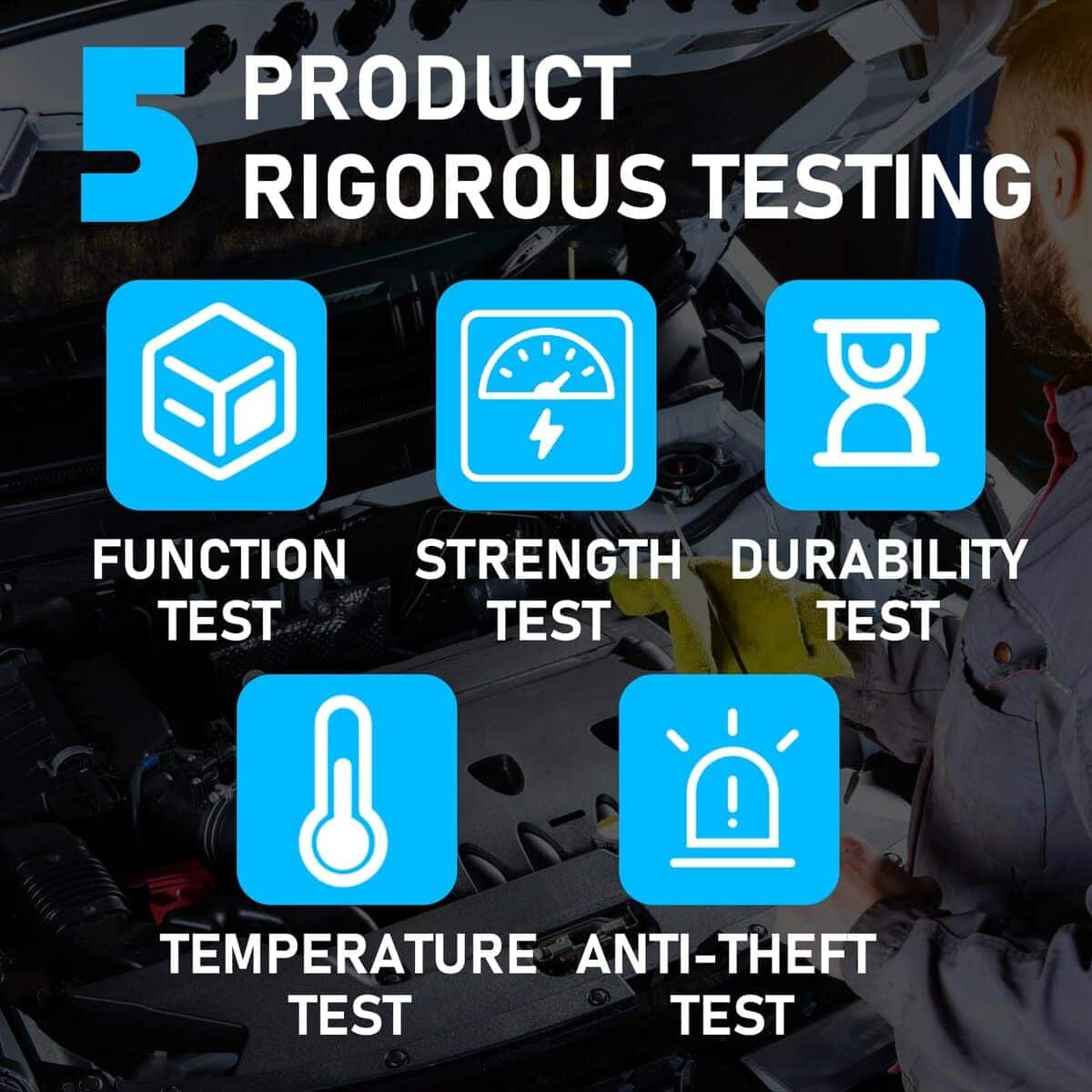 GafeSkui Juego de 4 manijas exteriores de puerta - Imagen 4