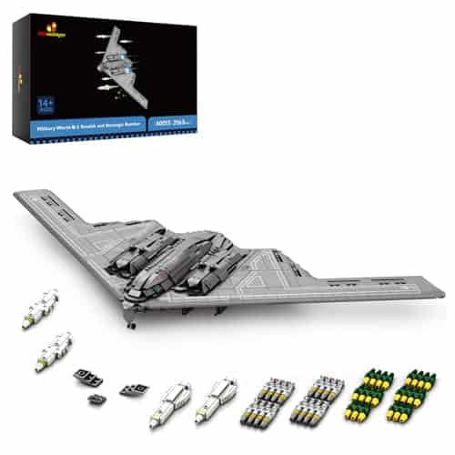 JMBricklayer Set de Construcción de Avión de Combate 60013,