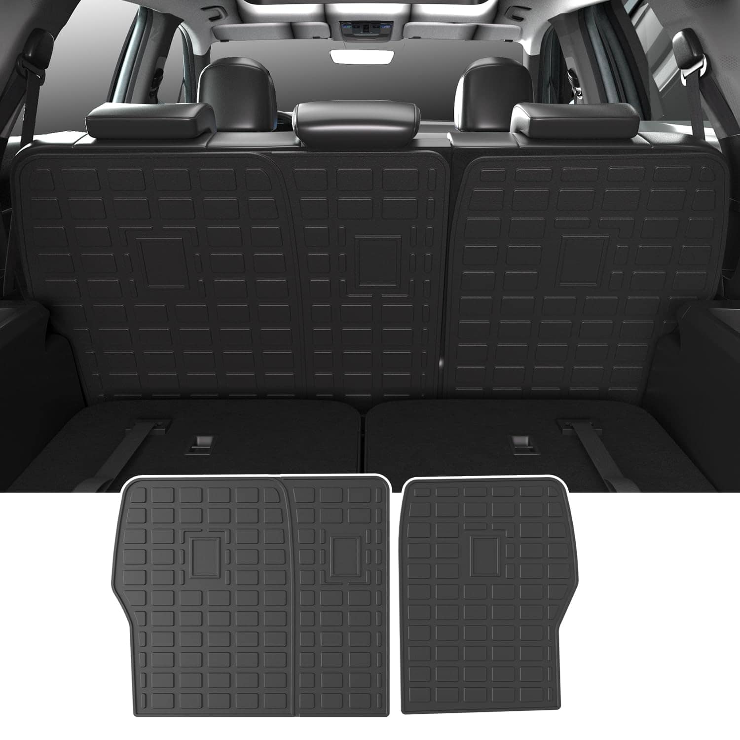 Conjunto de Protector de Respaldo Segundo Asiento Powoq